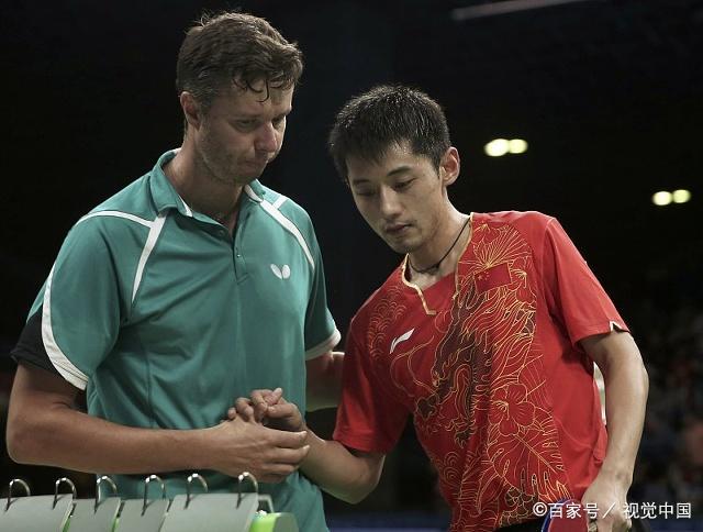 韩国队逆转瑞典队，张继科带队取胜