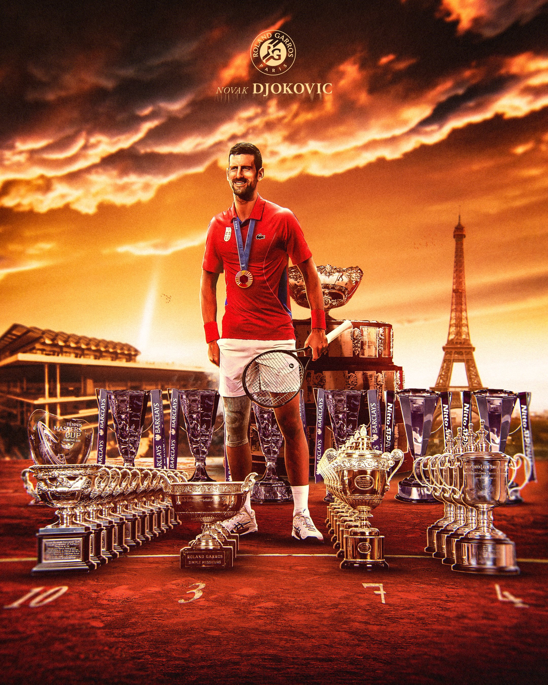 拉沃尔杯翻盘年终总决赛，德约科维奇高光表现