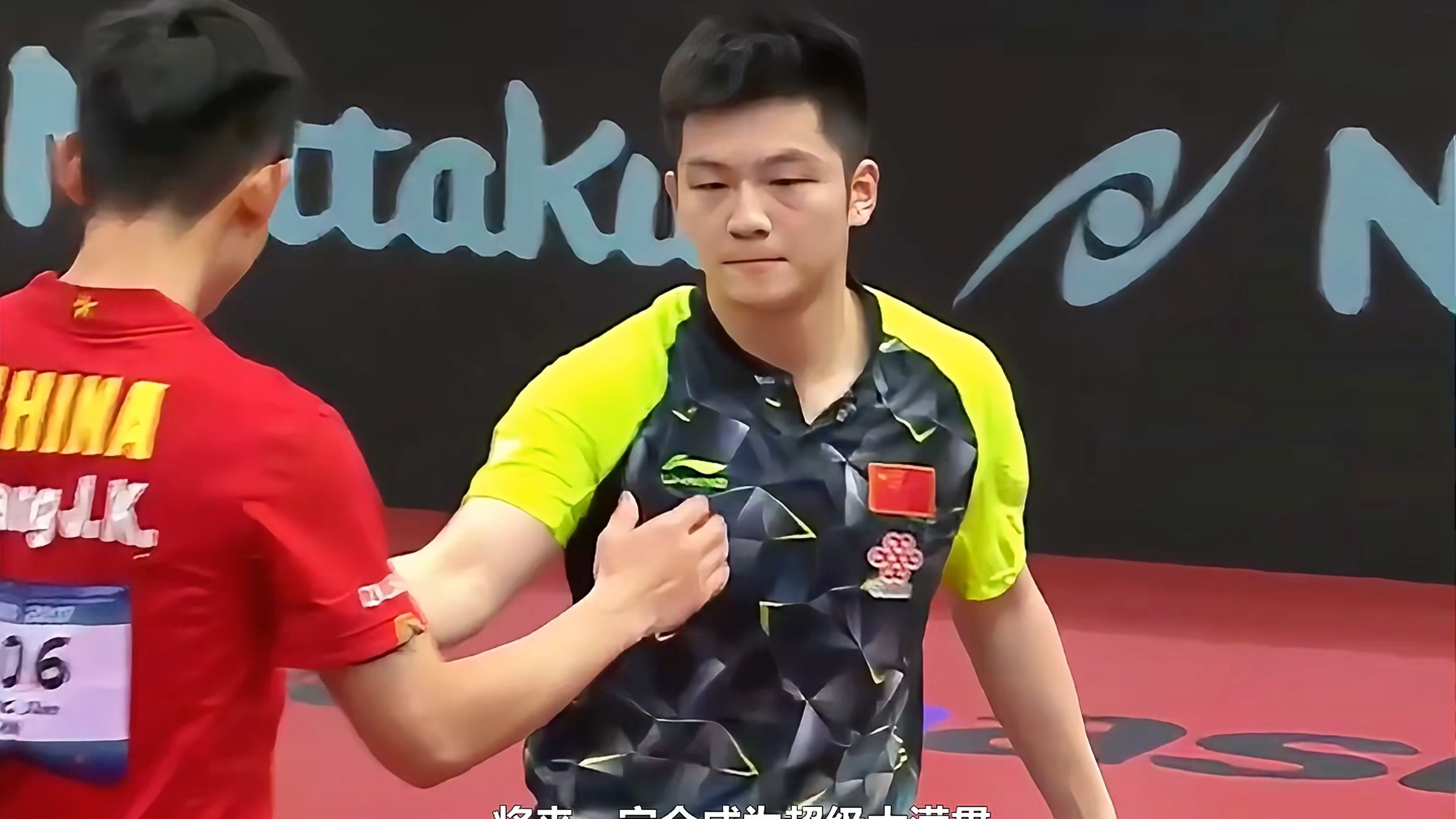 日本乒乓球队强势德国乒乓球队，张继科制霸全场